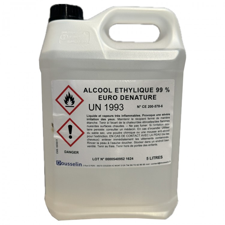 ALCOOL ETHYLIQUE DENATURE 419 (99°) / 5L