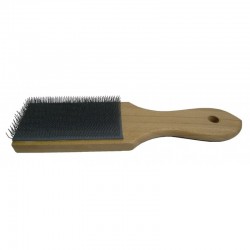 BROSSE A CARDER MANCHE BOIS