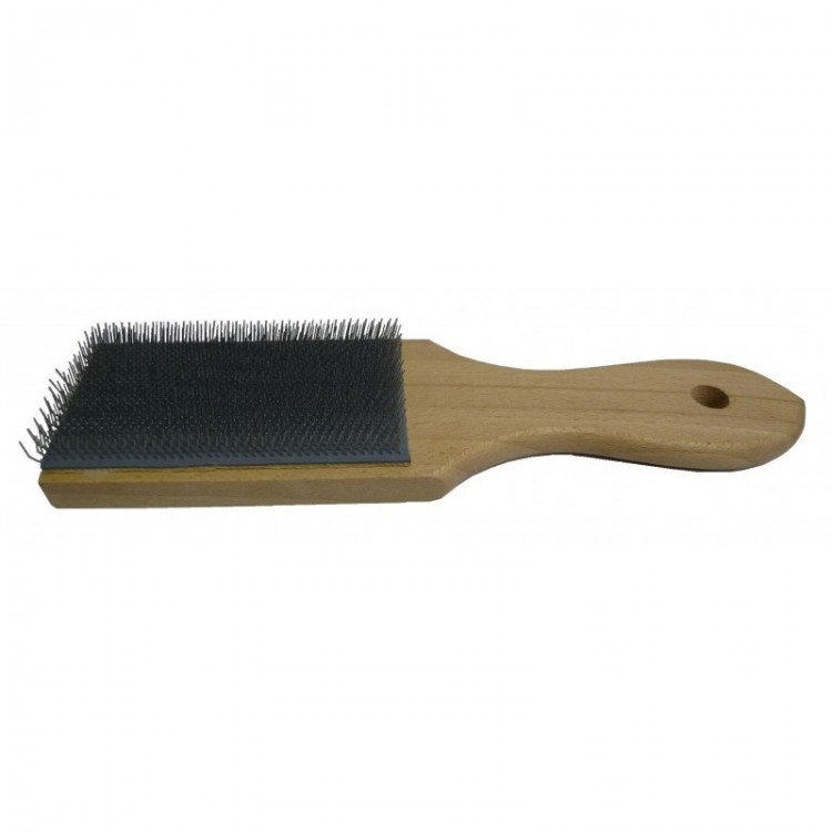 BROSSE A CARDER MANCHE BOIS