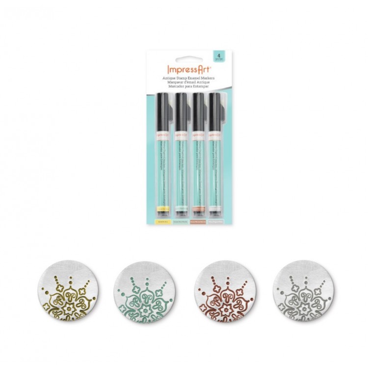 SET DE STYLOS ENCRE LIQUIDE POUR FOND DE GRAVURE - IMPRESSART