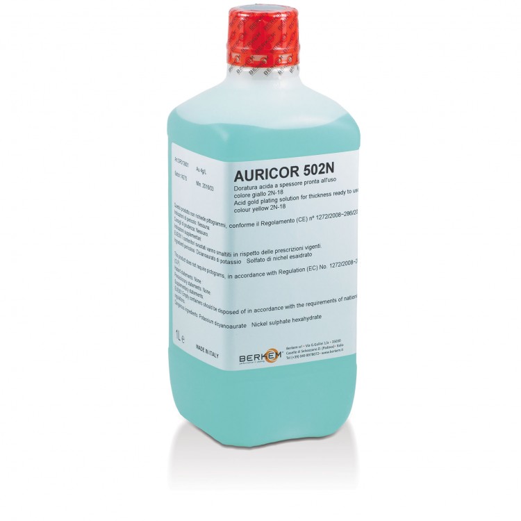 BAIN OR JAUNE 4g/1000ml - BERKEM (2N) AURICOR 502N