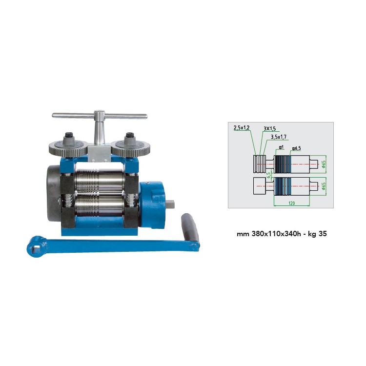 LAMINOIR ELF120RR REDUCTEUR + ROULETTES