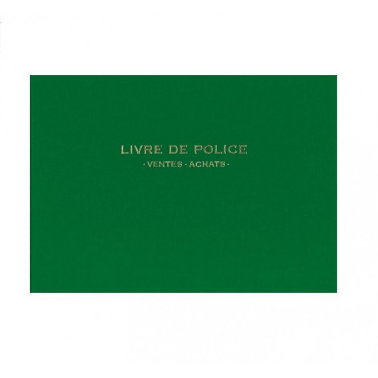 LIVRE DE POLICE REGISTRE BIJOUTIER ACHAT VENTE