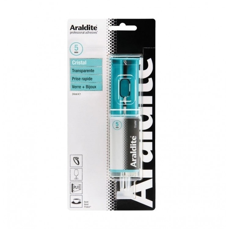 COLLE ARALDITE CRISTAL 24ml