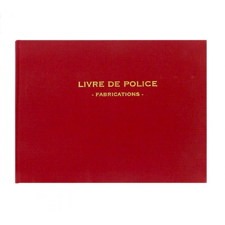 LIVRE DE POLICE REGISTRE BIJOUTIER FABRICANT